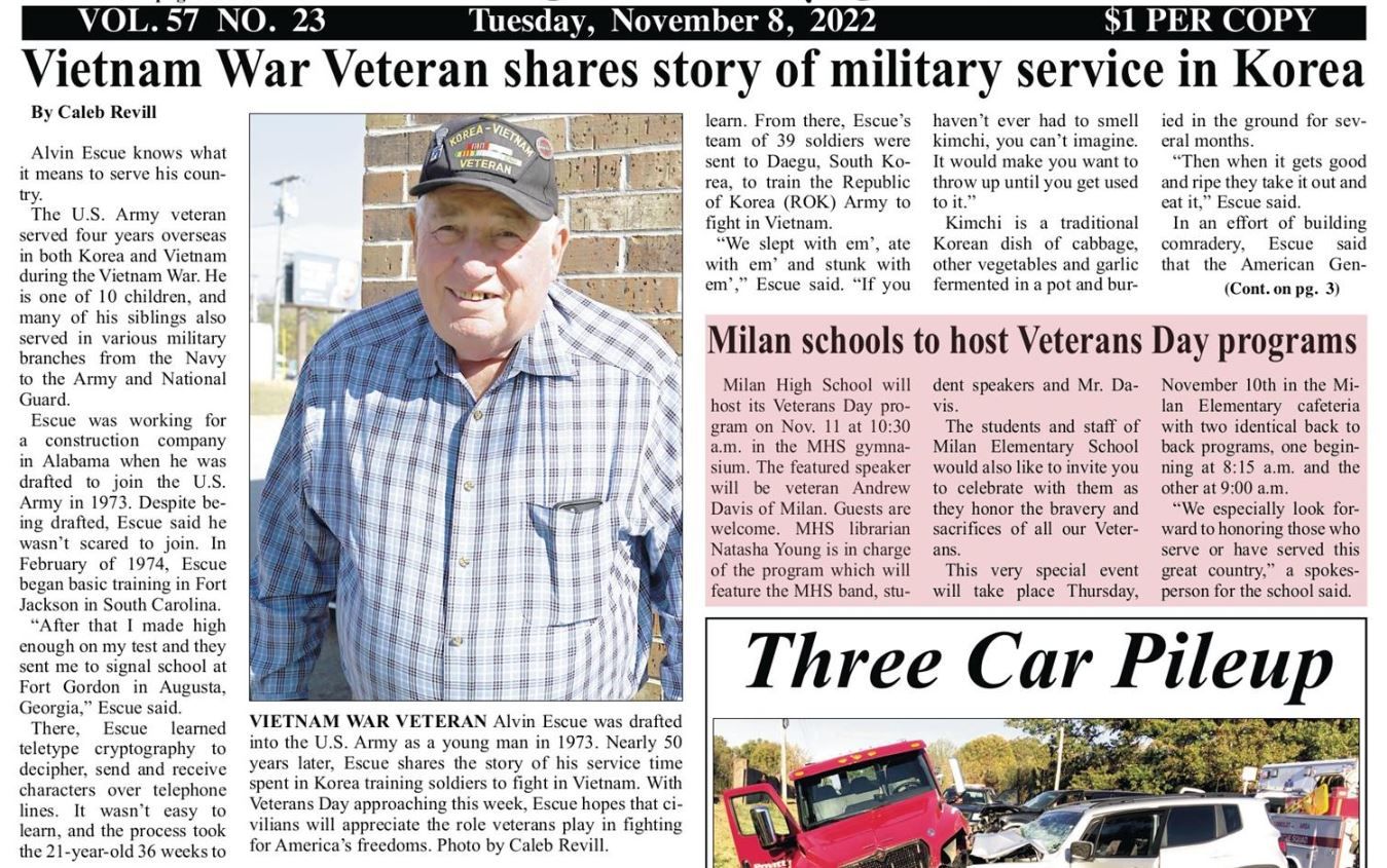 Vietnam War Veteran shares story of military service in Korea